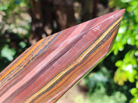 Polished Banded Tiger Iron Tower x 1 From Northern Cape, South Africa