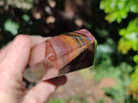 Polished Banded Tiger Iron Tower x 1 From Northern Cape, South Africa
