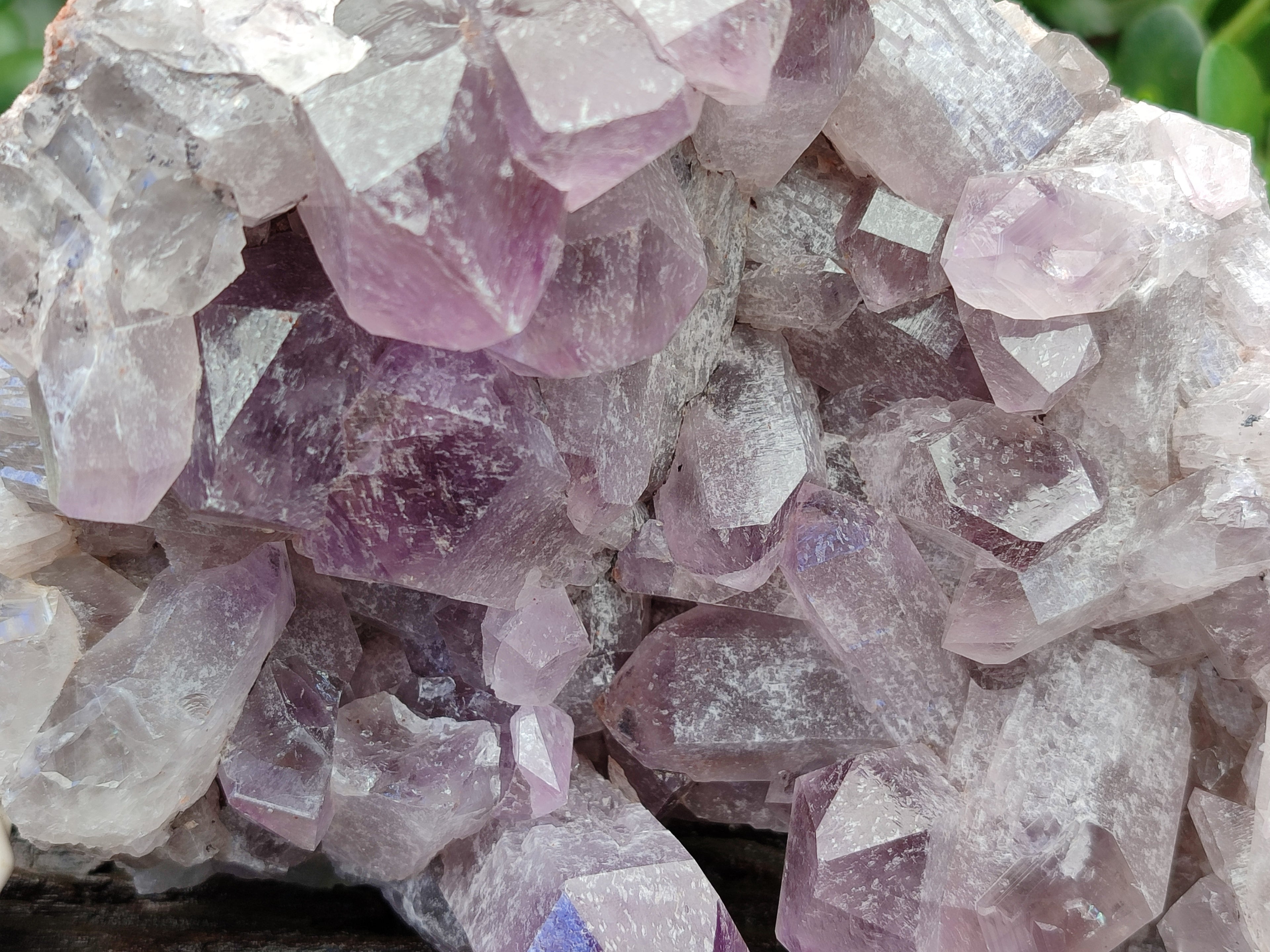 Natural Jacaranda Amethyst Quartz Cluster x 1 From Mumbwa, Zambia - Toprock Gemstones and Minerals 