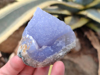 Natural Blue Lace Agate Geode Specimens x 24 From Nsanje, Malawi