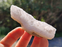 Natural Blue Lace Agate Geode Specimens x 24 From Nsanje, Malawi