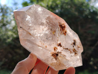 Polished Twin Stepped Double Terminated Quartz Crystal x 1 From Madagascar