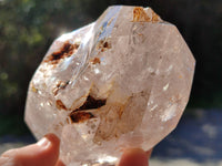 Polished Twin Stepped Double Terminated Quartz Crystal x 1 From Madagascar