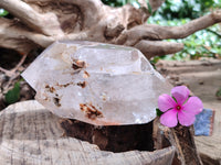 Polished Twin Stepped Double Terminated Quartz Crystal x 1 From Madagascar