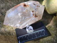 Polished Twin Stepped Double Terminated Quartz Crystal x 1 From Madagascar