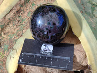 Polished Gabbro / Merlinite Sphere x 4 From Madagascar