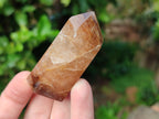 Polished Mixed Inclusion Quartz Points Including Rutile x 6 from Madagascar - Toprock Gemstones and Minerals 