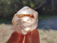 Polished Mixed Quartz Points Including Citrine x 6 from Madagascar