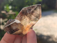 Polished Mixed Quartz Points Including Citrine x 6 from Madagascar