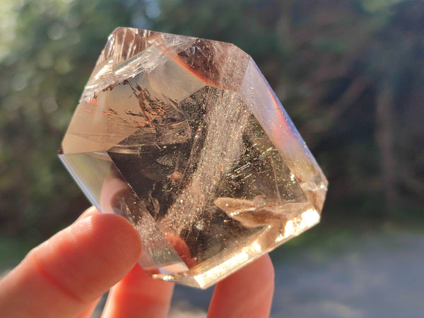 Polished Mixed Quartz Points Including Citrine x 6 from Madagascar