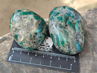 Polished Emerald Mica In Matrix Free Forms x 6 From Mutoko, Zimbabwe