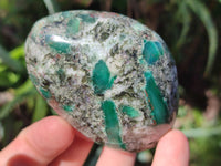 Polished Emerald Mica In Matrix Free Forms x 6 From Mutoko, Zimbabwe