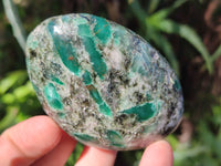 Polished Emerald Mica In Matrix Free Forms x 6 From Mutoko, Zimbabwe