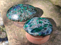 Polished Emerald Mica In Matrix Free Forms x 6 From Mutoko, Zimbabwe