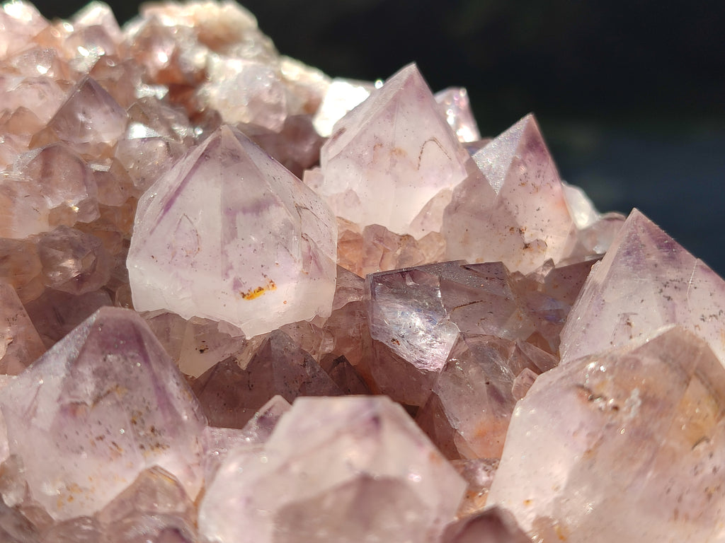 Natural Cactus Flower Sunburst Spirit Amethyst Clusters x 2 From South Africa - Toprock Gemstones and Minerals 