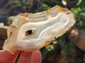 Polished Banded Agate Slices x 24 From Madagascar - Toprock Gemstones and Minerals 