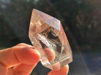 Polished Mixed Amethyst and Smokey Quartz Points x 6 from Madagascar