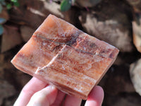 Natural Sunset Orange Rhombohedron Calcite Specimens x 12 From Spitzkop, Namibia