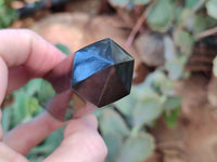 Polished Black Basalt Points x 12 From Antsirabe, Madagascar