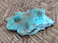 Natural Drusy Coated Chrysocolla with Malachite and a Hemimorphite specimen on Dolomite Matrix x 6 From Lupoto Mine, Congo