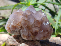 Natural Smokey Amethyst Spirit Quartz Clusters x 6 From South Africa