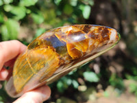 Polished Neolite Standing Free Forms x 4 From Prieska, South Africa