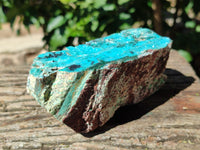 Natural Drusy Coated Chrysocolla and Malachite Specimens x 2 From Likasi, Congo
