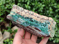 Natural Drusy Coated Chrysocolla and Malachite Specimens x 2 From Likasi, Congo