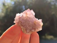 Natural Small Cactus Flower Sunburst Spirit Amethyst Clusters x 35 From South Africa