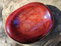 Polished Carnelian Agate Bowls x 3 From Madagascar