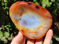 Polished Carnelian Agate Bowls x 3 From Madagascar