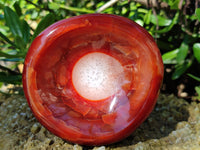 Polished Carnelian Agate Bowls x 3 From Madagascar