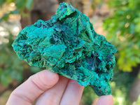 Natural Silky Malachite Specimens x 4 From Kasompe, Congo