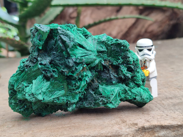 Natural Silky Malachite Specimens x 4 From Kasompe, Congo