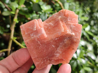 Natural Sunset Orange Rhombohedron Calcite Specimens x 12 From Spitzkop, Namibia