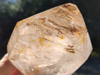 Polished Large Bright Double Terminated Window Quartz Crystal x 1 From Madagascar