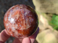 Polished Red Hematoid Quartz Spheres x 4 From Ambatondrazaka, Madagascar