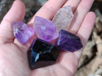 Polished Mixed Selection Quartz Crystals x 12 from Madagascar