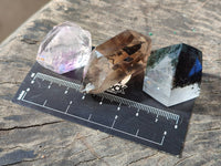 Polished Mixed Selection Quartz Crystals x 12 from Madagascar