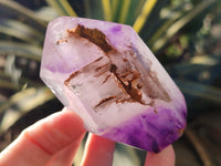 Polished Window Amethyst Quartz Crystals x 6 From Akansobe, Madagascar
