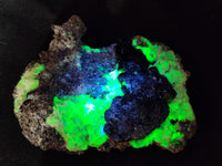 Natural Hyalite Opal Specimens with Black Tourmaline, Smokey Quartz on Feldspar x 1 From Erongo, Namibia