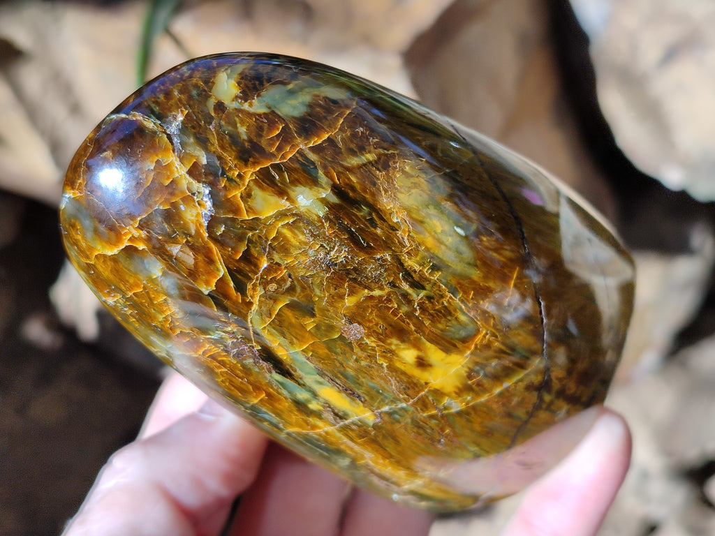 Polished Neolite Standing Free Forms x 3 From Prieska, South Africa - Toprock Gemstones and Minerals 