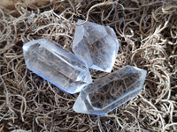Polished Double Terminated Quartz Crystals x 35 From Madagascar