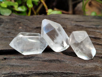 Polished Double Terminated Quartz Crystals x 35 From Madagascar