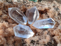 Polished Double Terminated Quartz Crystals x 35 From Madagascar