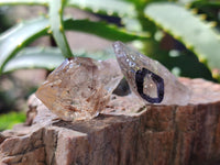 Natural Single Quartz Crystals with Ehydro Bubbles x 35 From Brandberg, Namibia