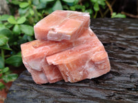 Natural Sunset Orange Rhombohedron Calcite Specimens x 12 From Spitzkop, Namibia