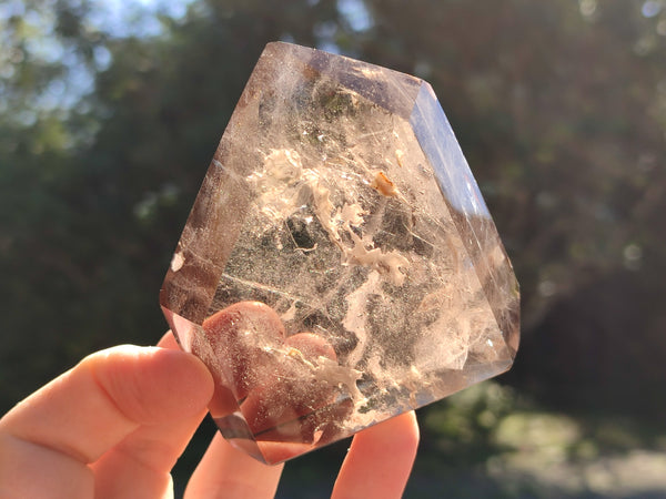 Polished Smokey Quartz Crystals x 6 From Madagascar