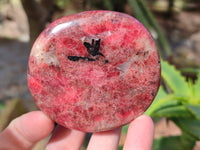 Polished Rhodonite Free Forms x 6 From Rhusinga, Zimbabwe
