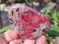 Polished Rhodonite Free Forms x 6 From Rhusinga, Zimbabwe